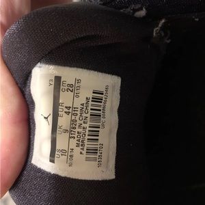 Jordan flights 23 black size 10